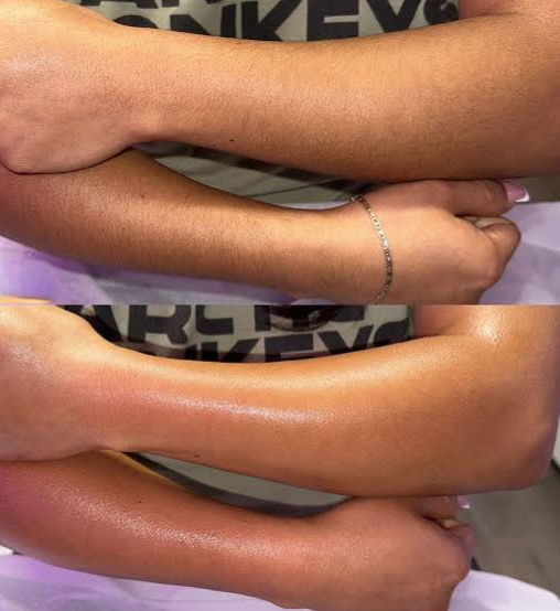 Full arm wax at EmpowerHer Beauty in Zillah, WA