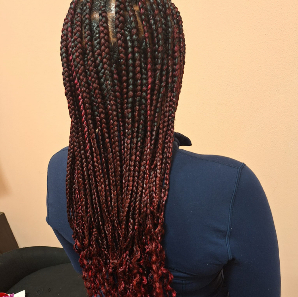 Knotless Braids - Medium at WestAfrican Beauty Junction Braids in Prosper, TX