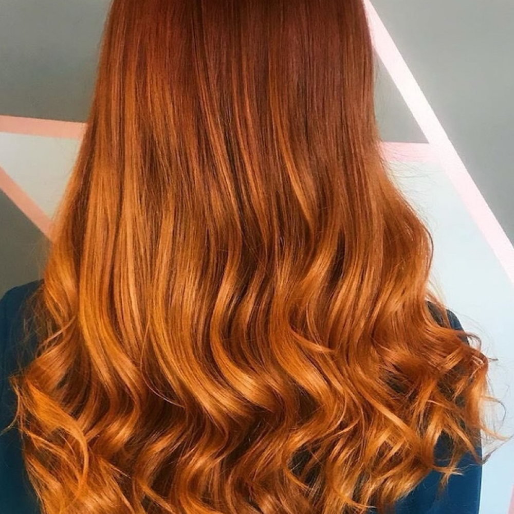 Pumpkin Spice Balayage at Wildflower Beauty Collective in Kingsport, TN