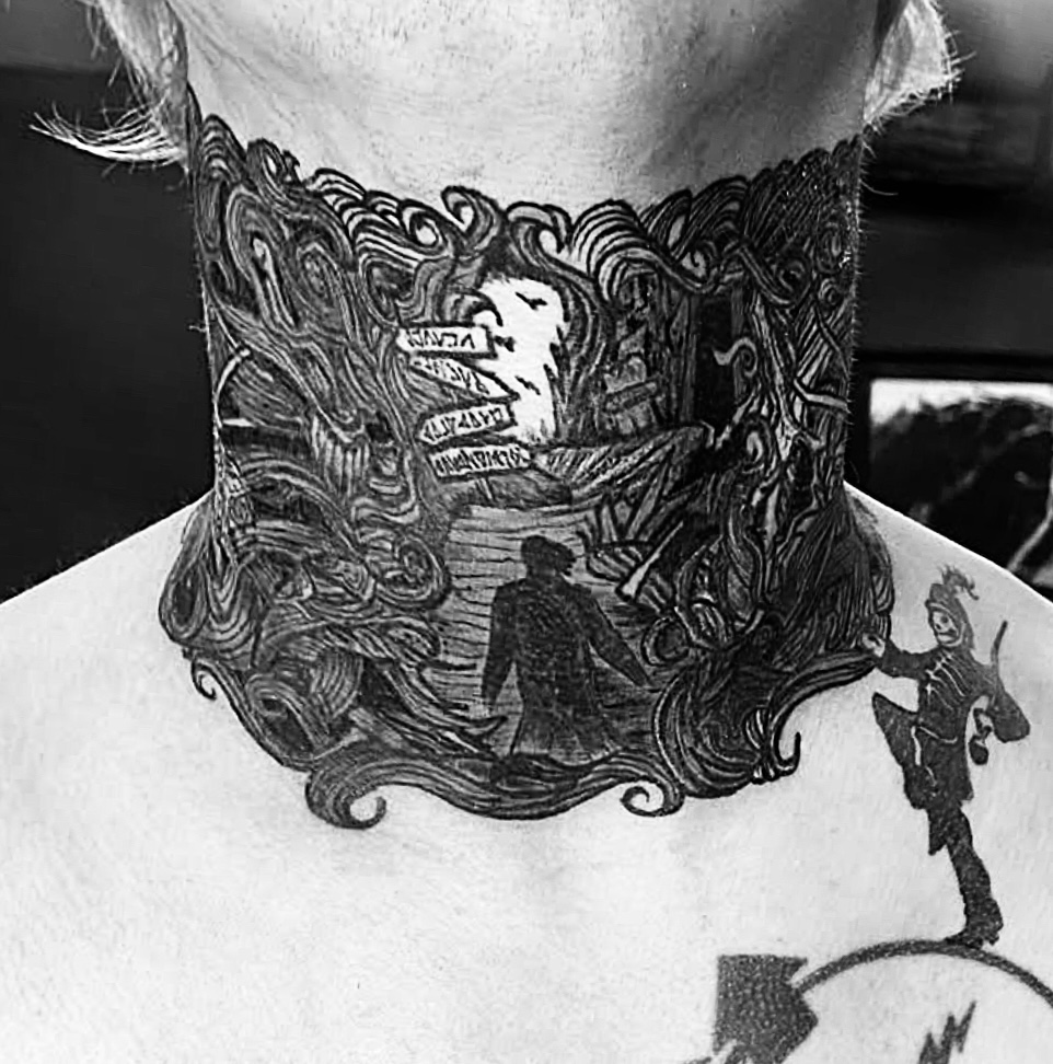 (Whole) Throat at Selena Maria Tattoos in Greece, NY