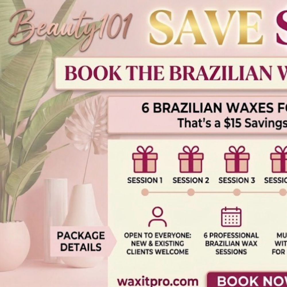 6 Brazilian Wax Package at Beauty101 in Blacklick, OH