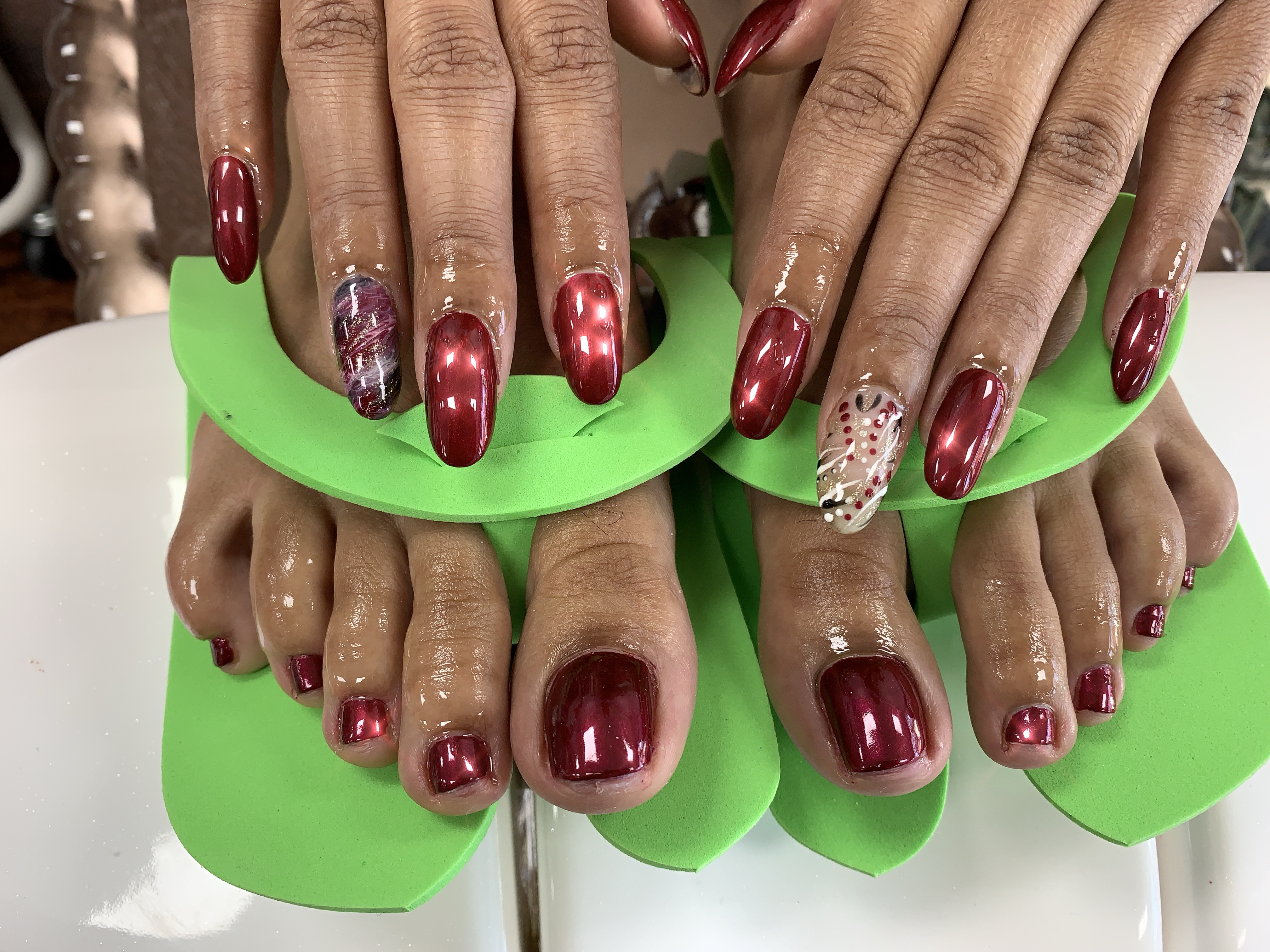 Acrylic Fill-in/Gel Pedi