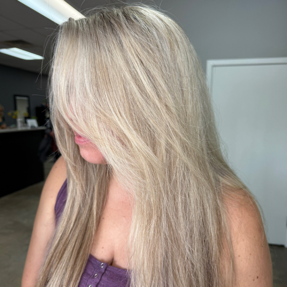 JA - Blondage at Jamie & Nautica Hair Co. in New Braunfels, TX