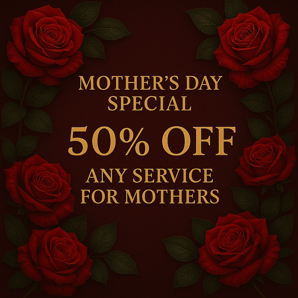 Mothers 50% off Everything!