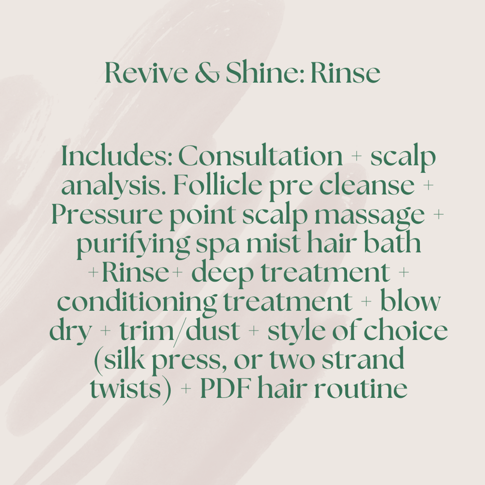 Revive & Shine +Rinse