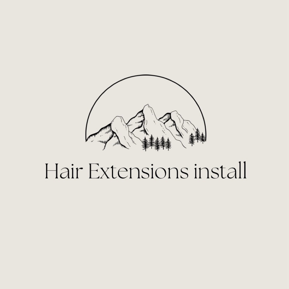Hand Tied Hair Extension Install at Alpine Beauty Salon in Cle Elum, WA