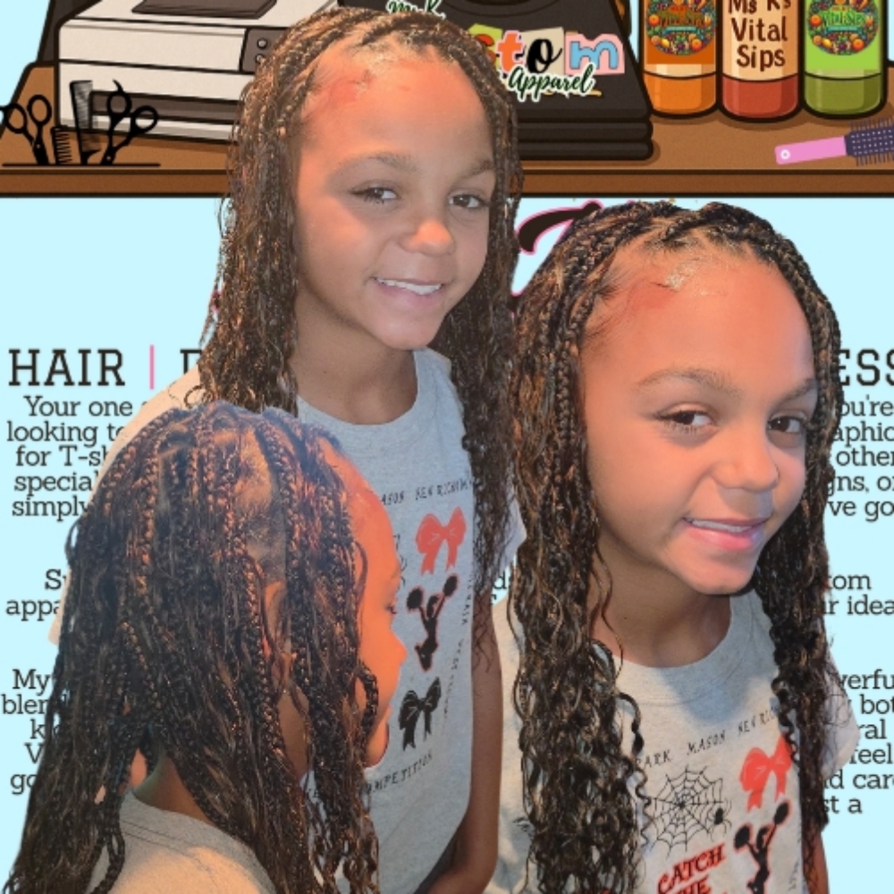 KIDDIE BOHO KNOTLESS at Ms K Hair Braiding in Cincinnati, OH