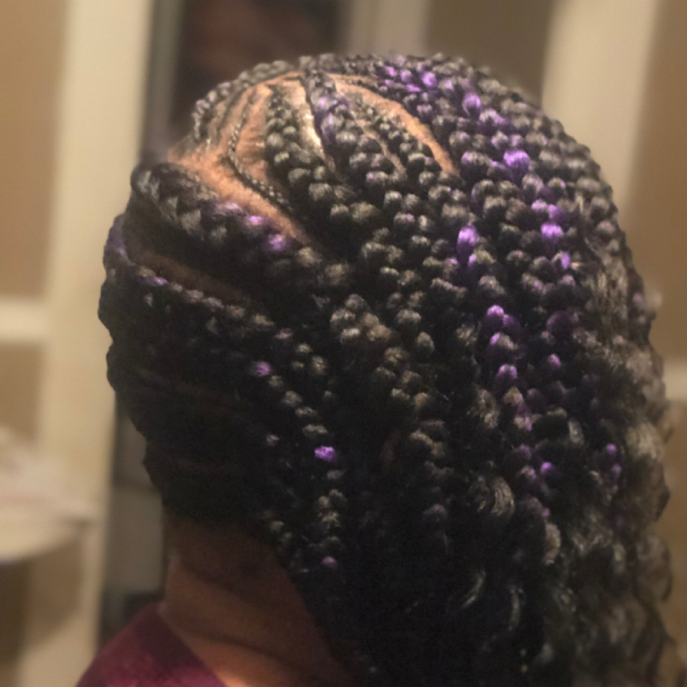 Adult Lemonade Braids at Miracle Handz Hair Salon in Fairborn, OH
