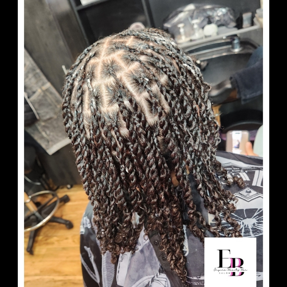Men's Two-Strand Twist at Empire Beauty Bar in Cincinnati, OH