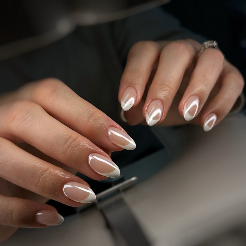 French + Chrome at Leo’s Nailwork in Greenville, SC