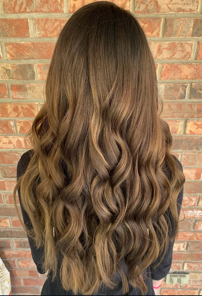Shampoo + Blowout Long Thick Hair