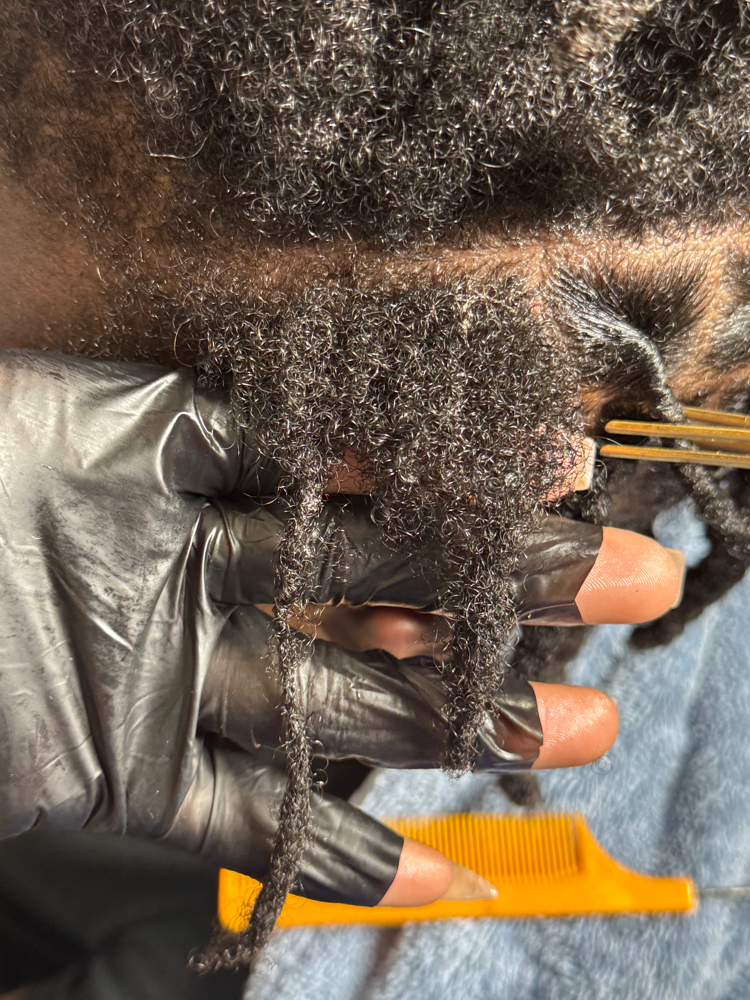 Crochet Needle Work For Locs at KissedByKe Styles in Ruston, LA