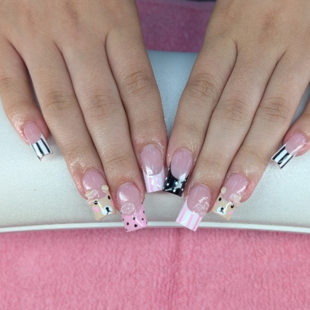 Soft Gel Extensions Full Set at SG Stylez Hair Salon in Wills Point, TX