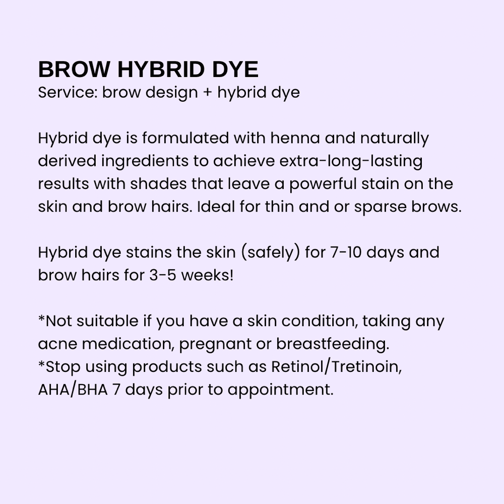 Brow Hybrid Dye