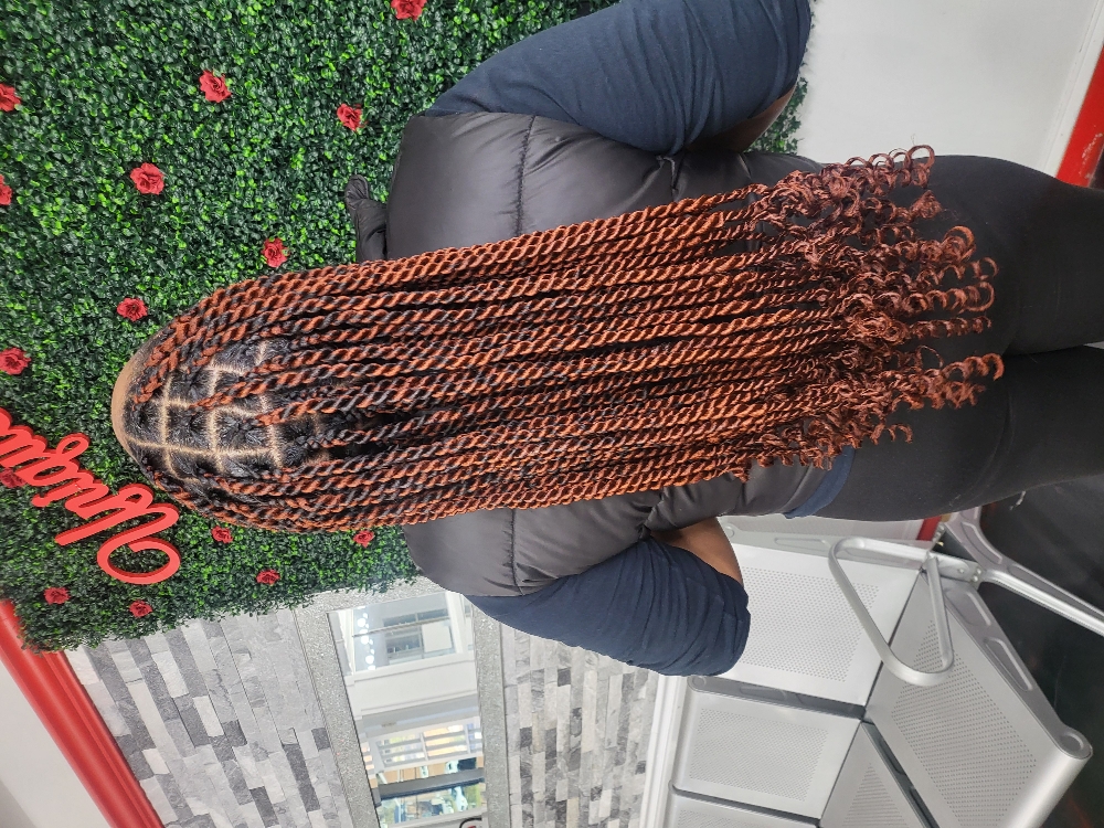 Knotless Senegalese Twist at @ivtebeautyplace in Suitland  Md, MD