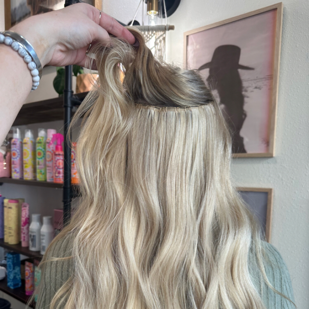 Extension Installation at Impact Hair Studio in Redmond, WA