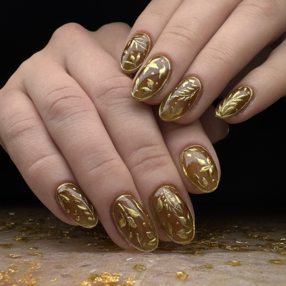 Hand Painted Nail Art