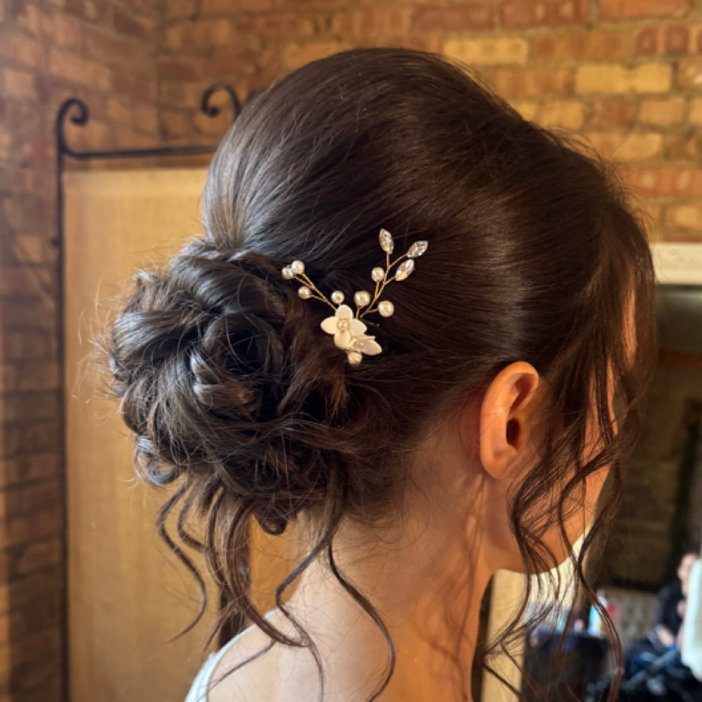 Up Do at Hair By Holly @ Blush + Ivy in Wheaton, IL
