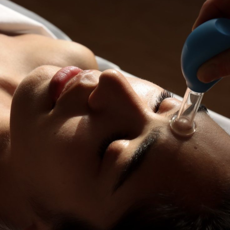 Facial Cupping at Moon + Moss Wellness in Howell, MI
