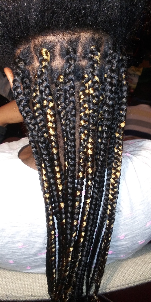 Box Braids W/ Extensions