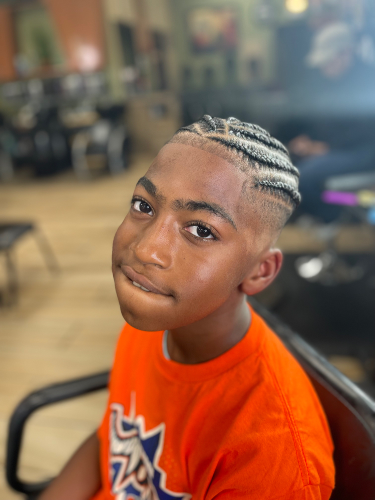 Male Braids Shaved Sides