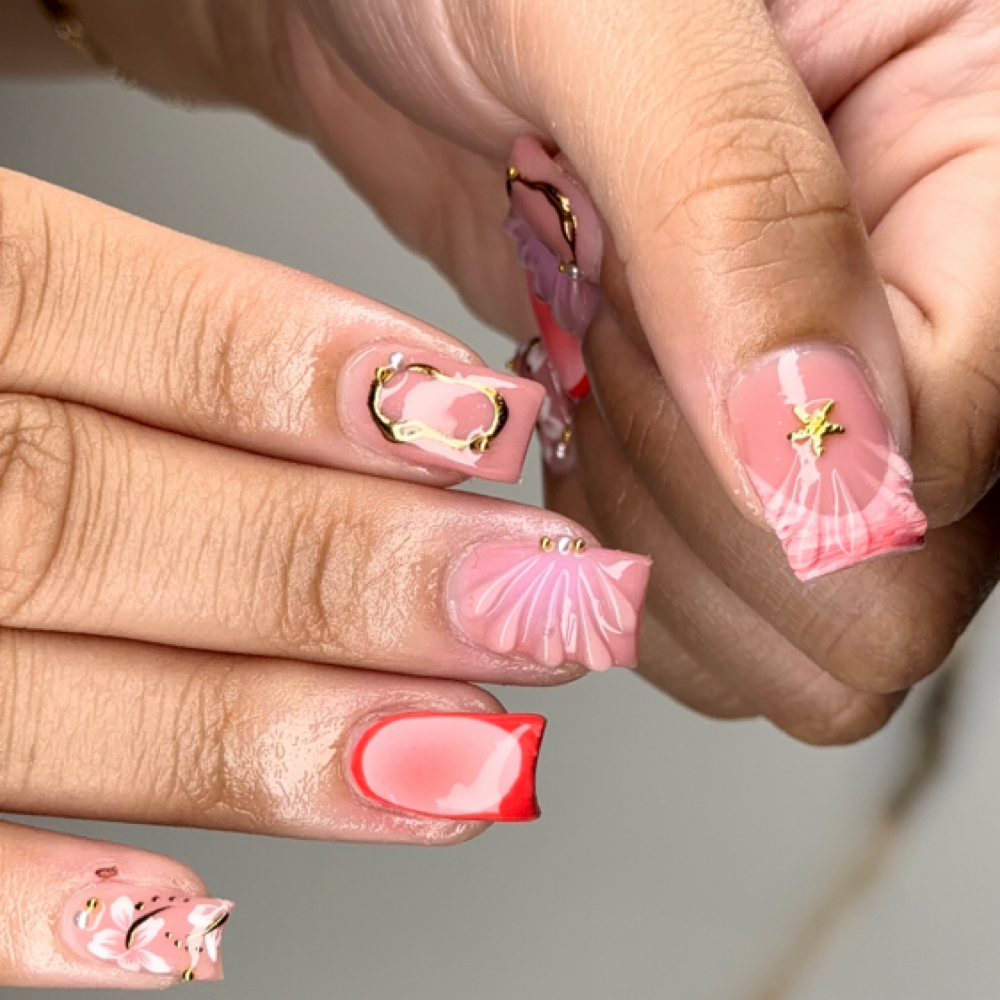 Structered Gel Manicure at The Painted Perfection in Eustis, FL