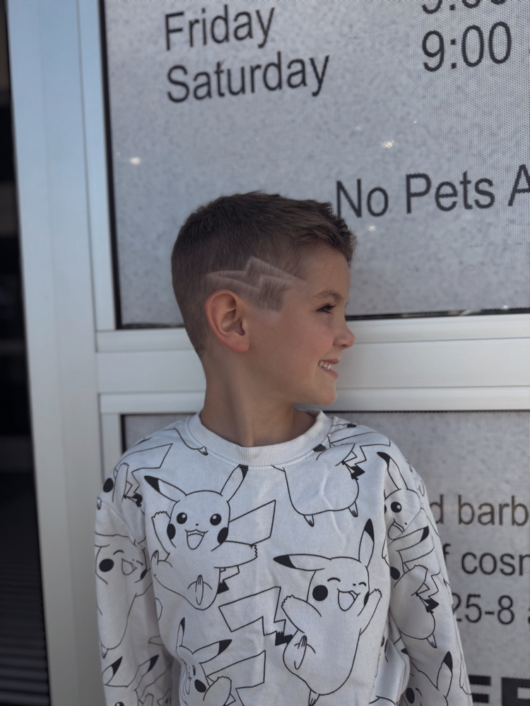 kids haircut at Al styles it all in Logansport, IN