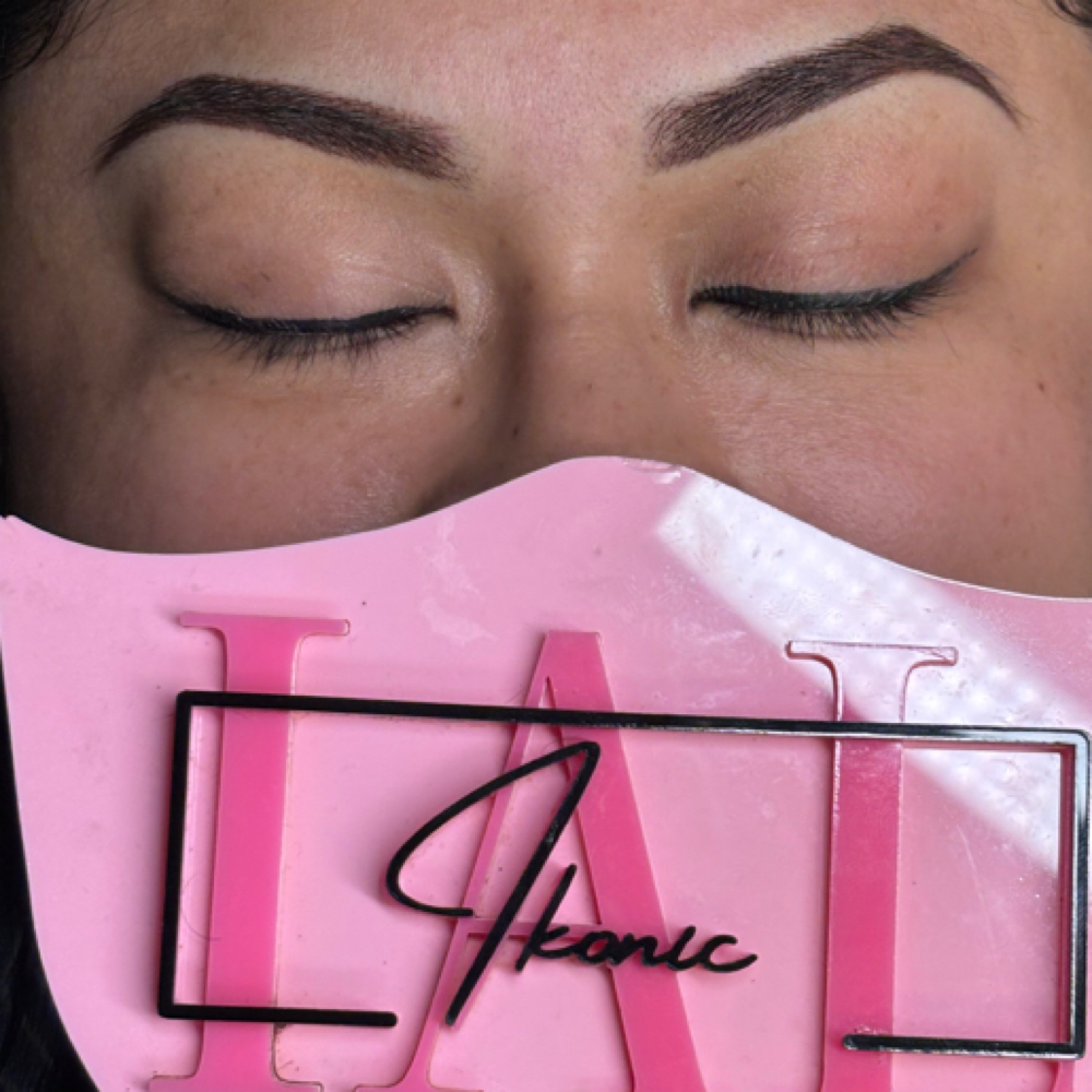 Ombre Powder Brows at Ikonic Aesthetic Lounge in Asheboro, NC