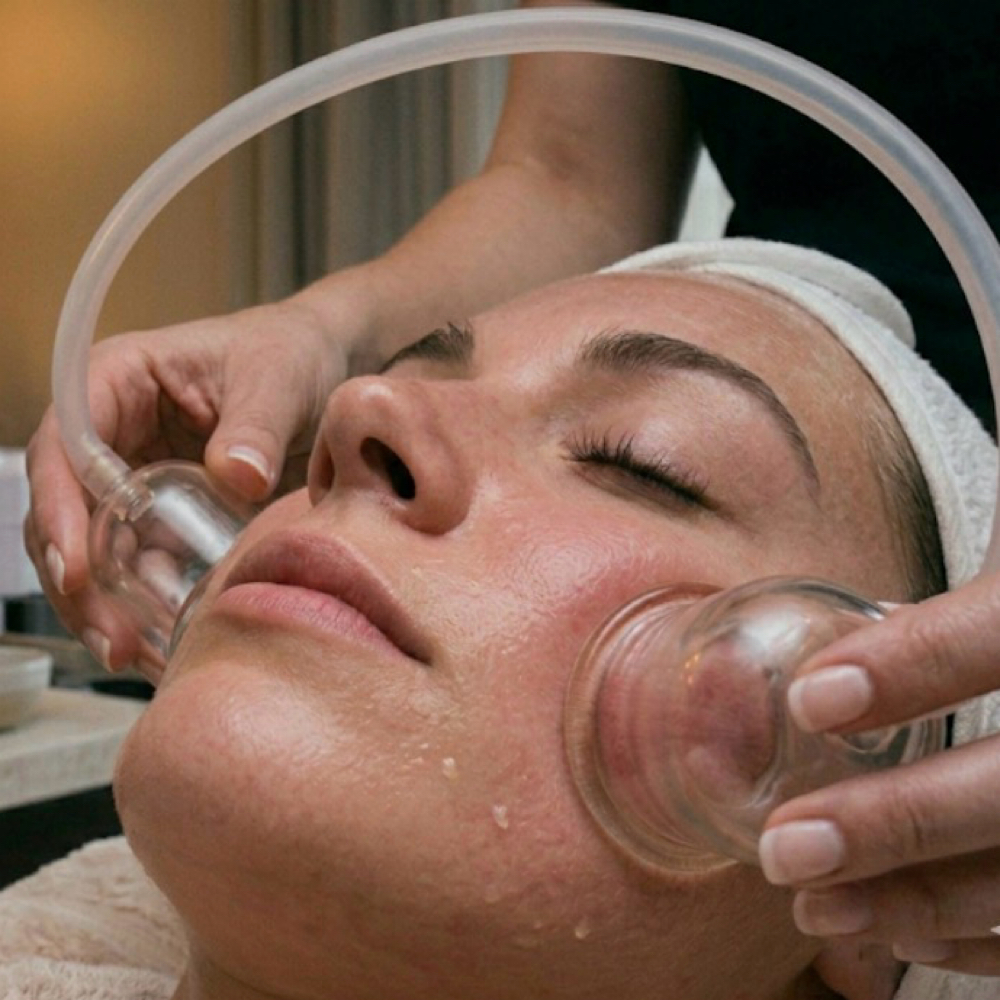 Facial Cupping Therapy at Magnolia Island Skin Care in Robert, LA