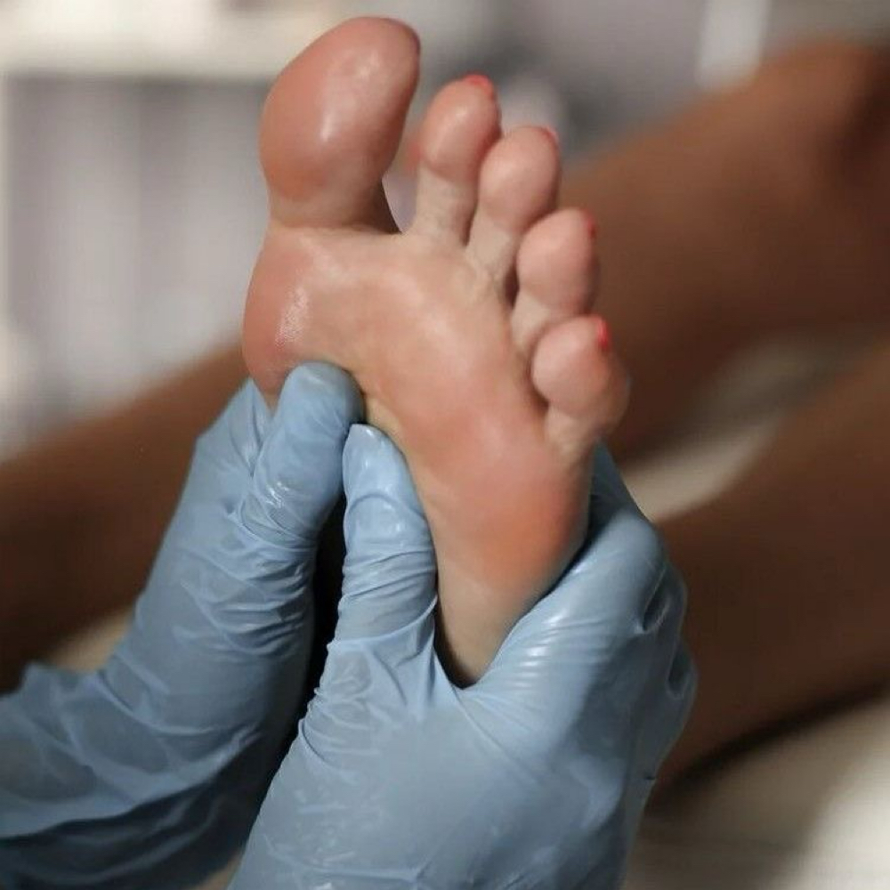 The Works Pedi w/ Gel at Tiny Canvas Nail Studio in Fredericksburg, TX