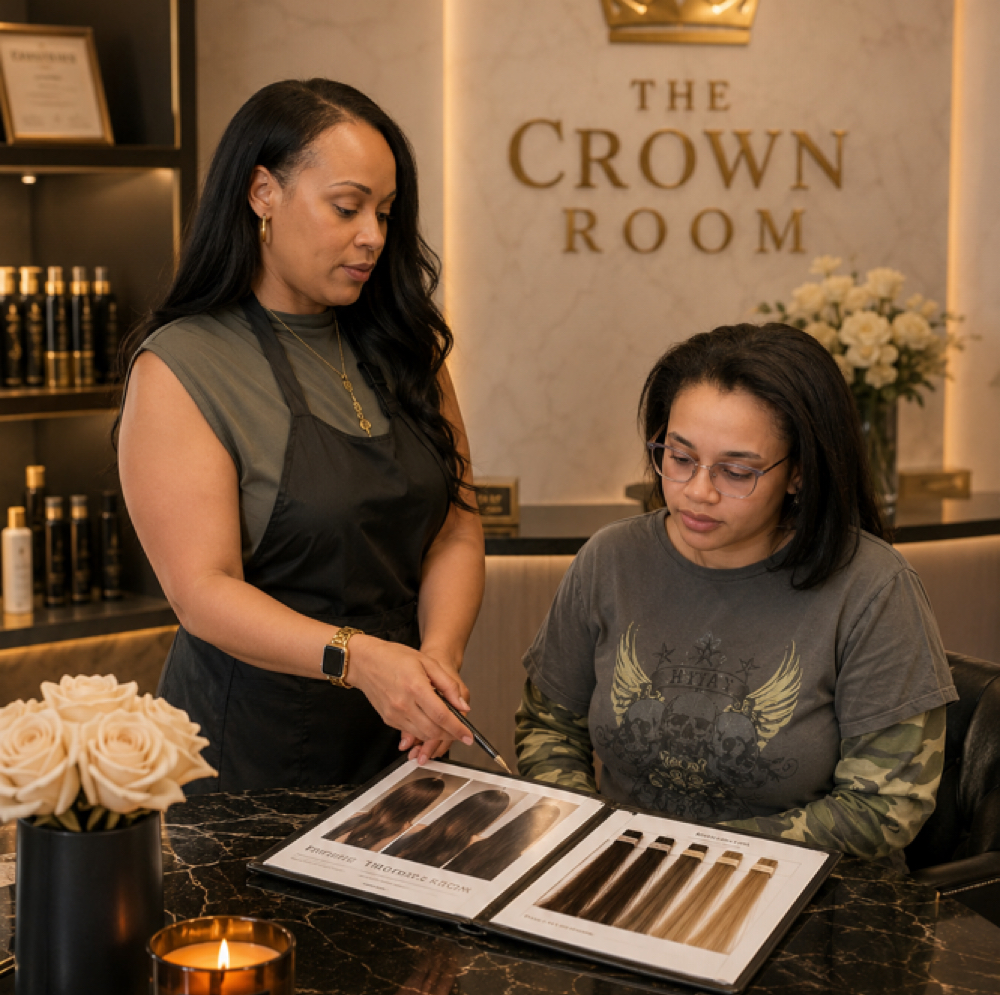 Book A Consultation In Person at The Crown Room in Richmond Heights, MO