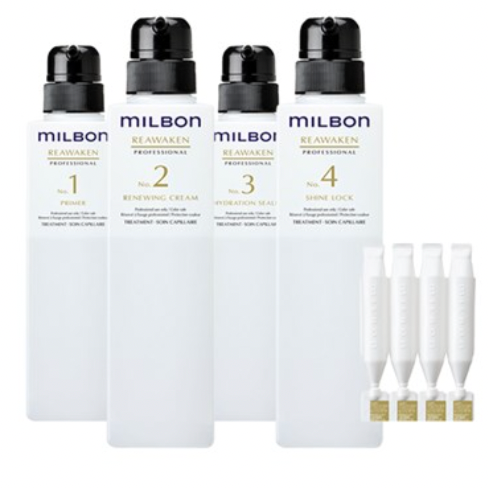 Milbon REAWAKEN treatment at MINT hair studio in seattle, WA