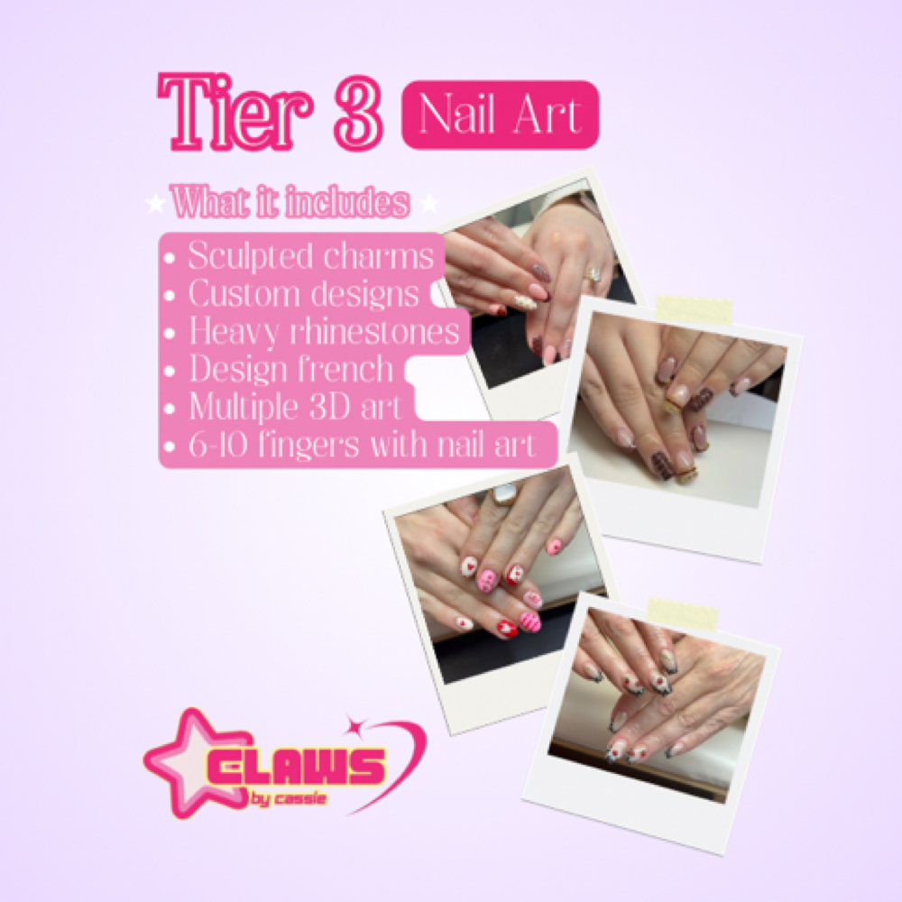 Tier 3 Nail Art at Claws By Cassie LLC in Canton, OH