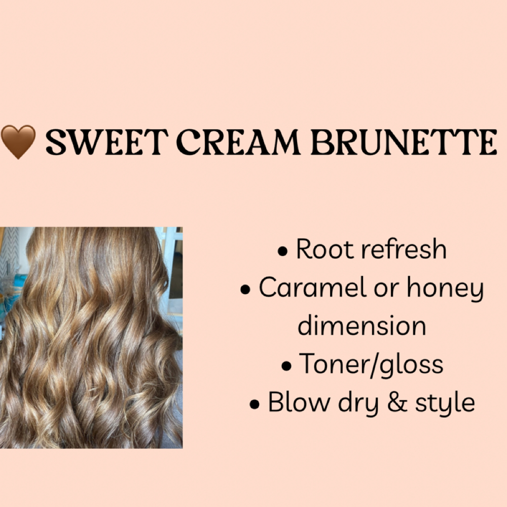 SWEET CREAM BRUNETTE at Pin And Tonic Salon in Fort Mill, SC