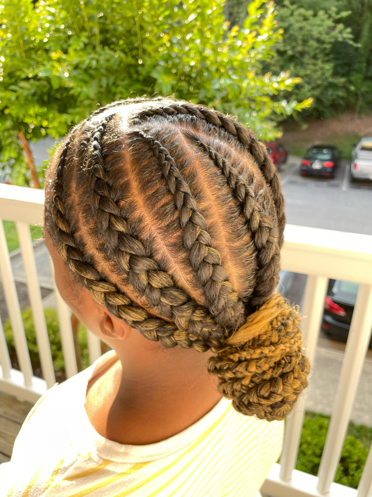 5 FEED IN BRAIDS at Amani Carter Glam Studio in Midlothian, VA