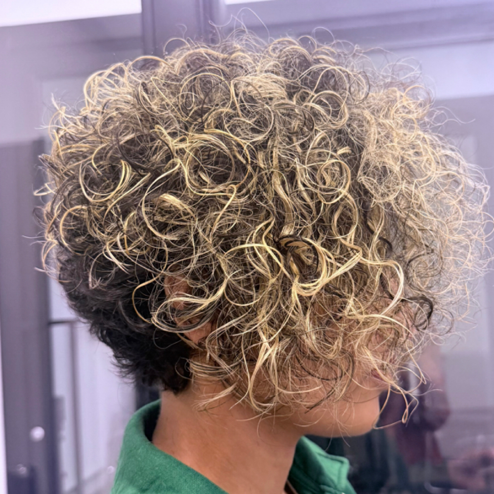 Root Touch Up With Hair Cut Short at Hair By The Rox in Laguna Hills, CA