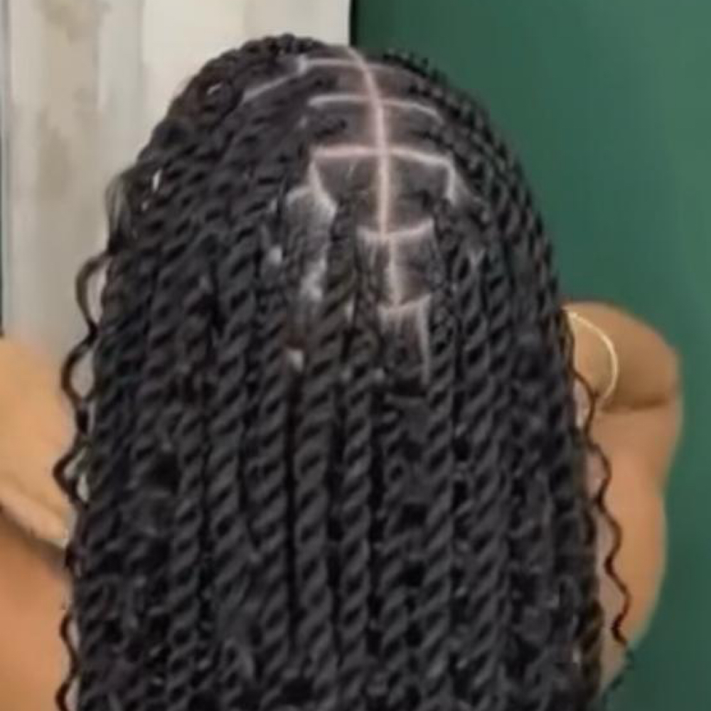 MEDIUM ISLAND TWIST at Quin's Hair Braiding in Upper Marlboro, MD