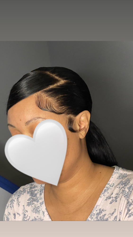 Frontal ponytail