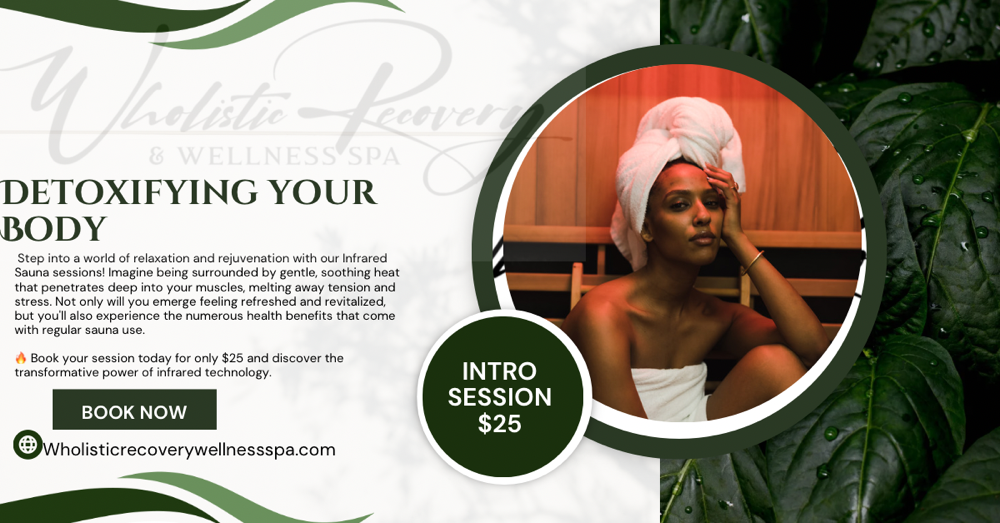 Intro Sauna Session at Wholistic Recovery & Wellness Spa in Snellville, GA
