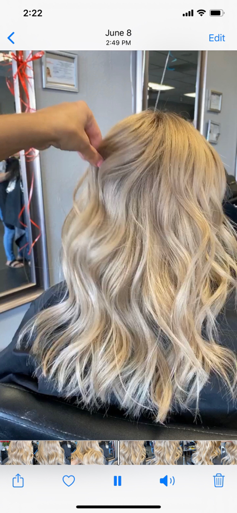 Bleach retouch