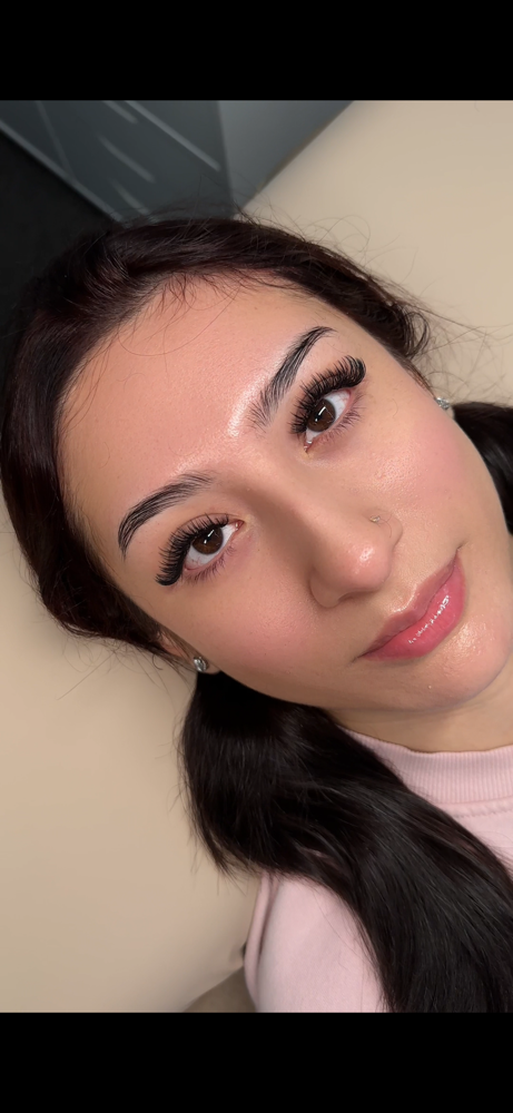 Hybrid Lash Extensions at Blinks and Beauty in Grand Rapids, MI