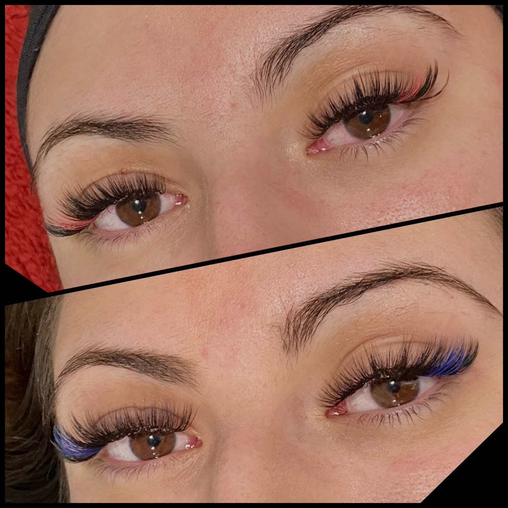 Colored Lashes Add On