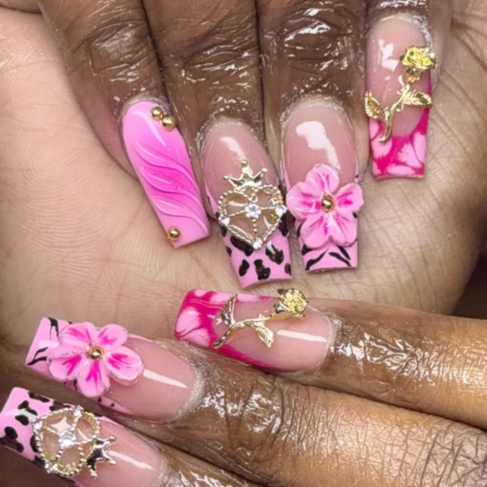 Gel pedicure / Acrylic,Gel-x Combo at Nailzxabby💋🎀 in El Paso, TX