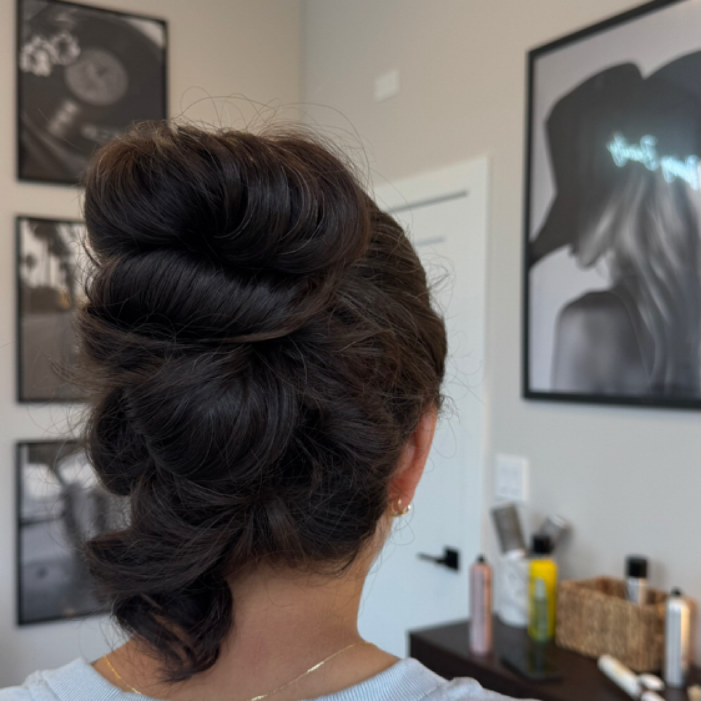 Updo at .A. Blooming Beauty in Latham, NY