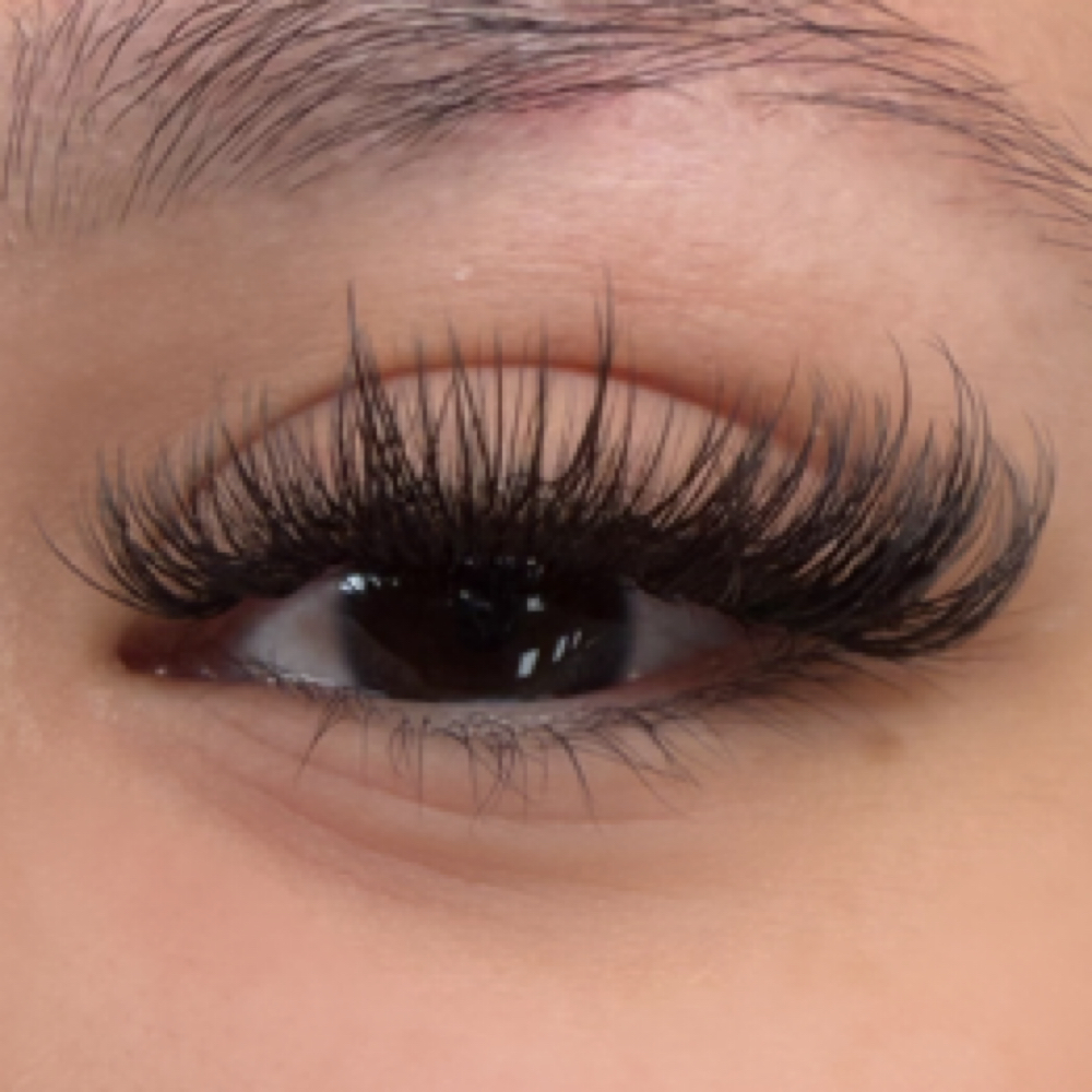 Hybrid Lash Extensions Set at Aura House Co in Joliet, IL