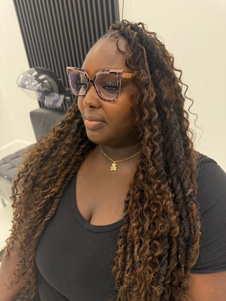 Boho On Natural Locs at Art of Locs By Locgod in Memphis, TN