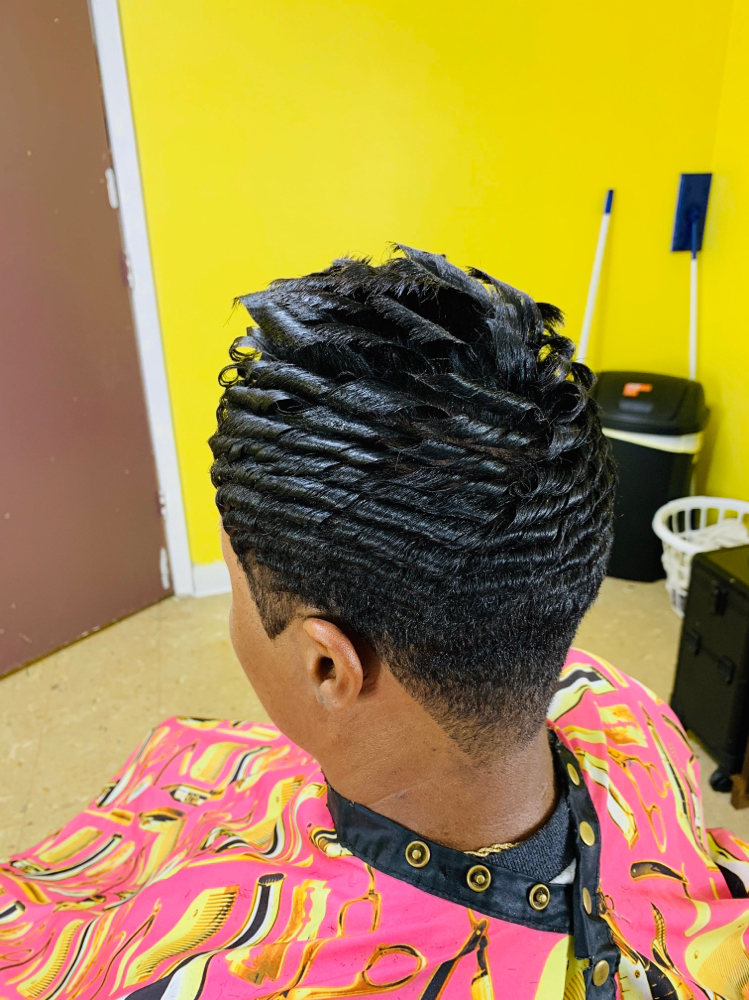 Short Marcel Curls Only at MJ Hair Institute in Tyler, TX
