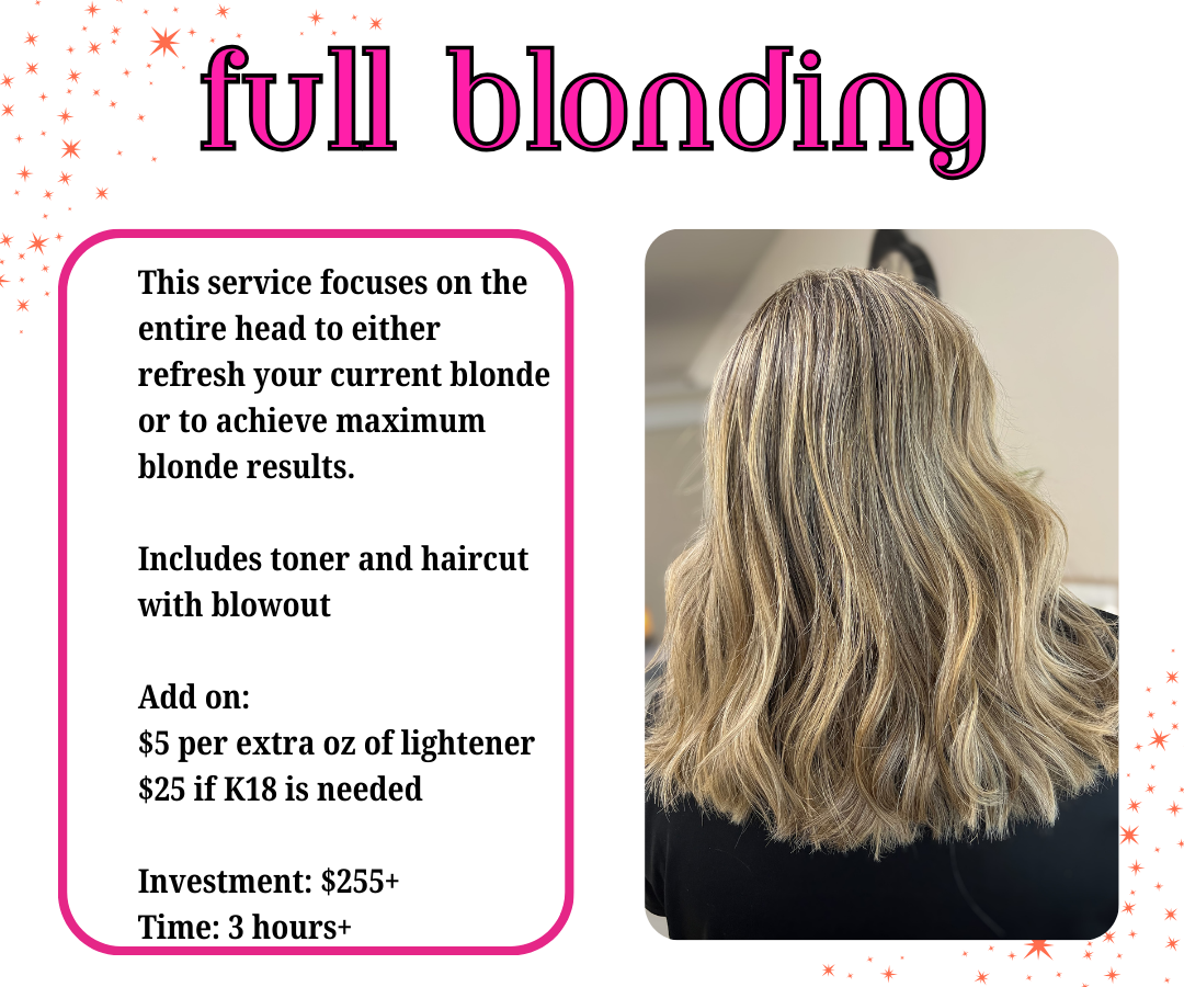 Full Blonding at Hair Of Confidence in Somers, CT