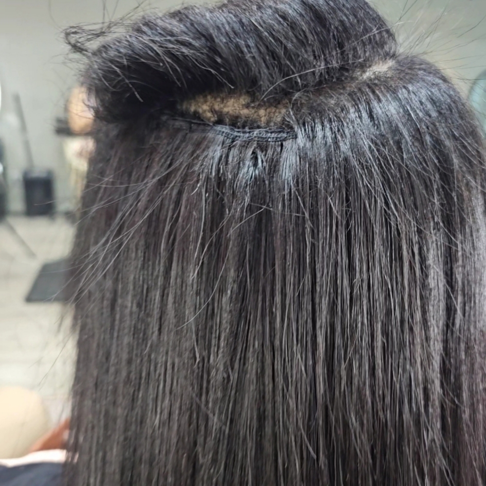 Sew In Weave at Melanie Charlton Hair in Los Angeles, CA