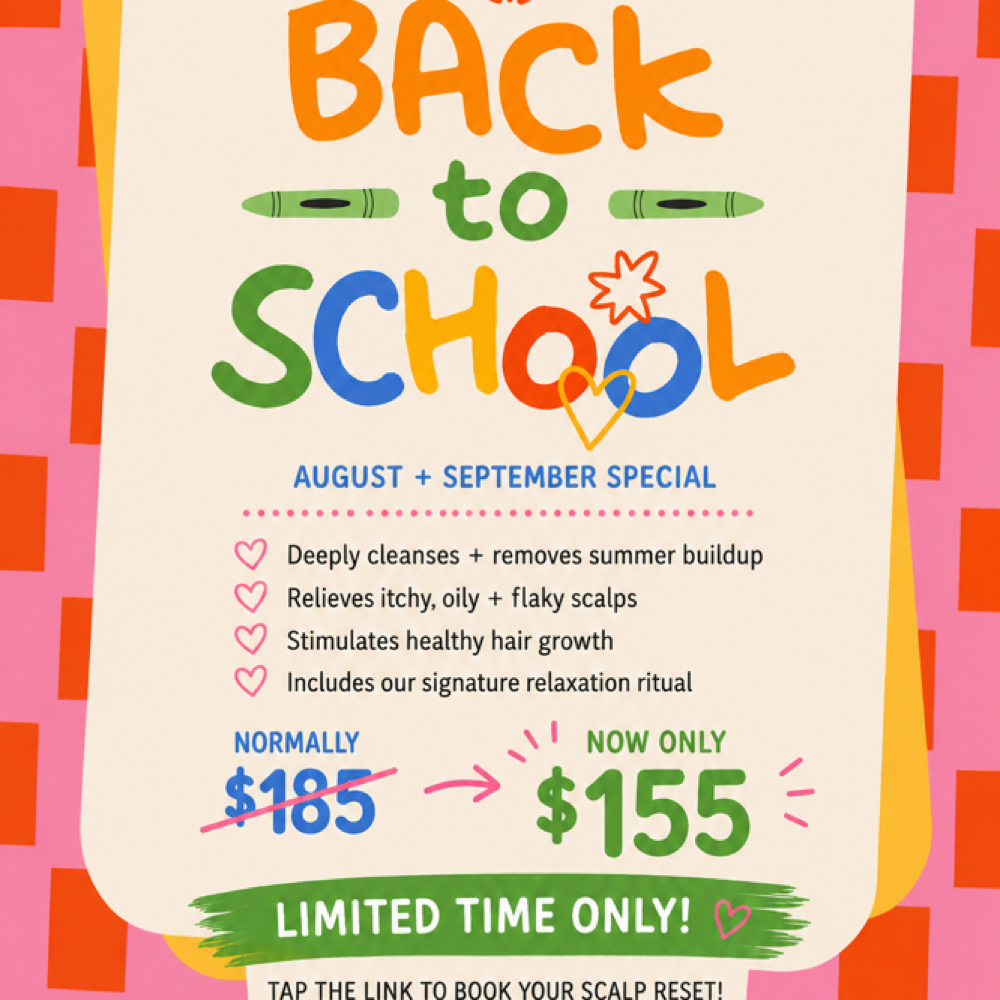 Back To School Scalp Facial at Kamp Scalp Therapy in Tehachapi, CA